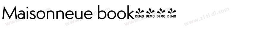 Maisonneue book字体转换